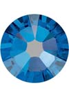 Capri Blue AB 20SS Round Flatback NoHotfix Platinum Foiling 2058